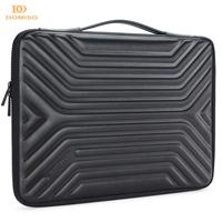 DOMISO 10 13 14 15.6 Cal odporny na wstrząsy wodoodporny pokrowiec na laptopa z uchwytem lekki miękki pokrowiec na tableta EVA do laptopów czarny 1